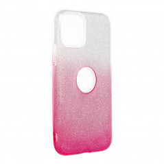 Kryt Shining na Apple iPhone 11 Pro Prehľadný a ružový
