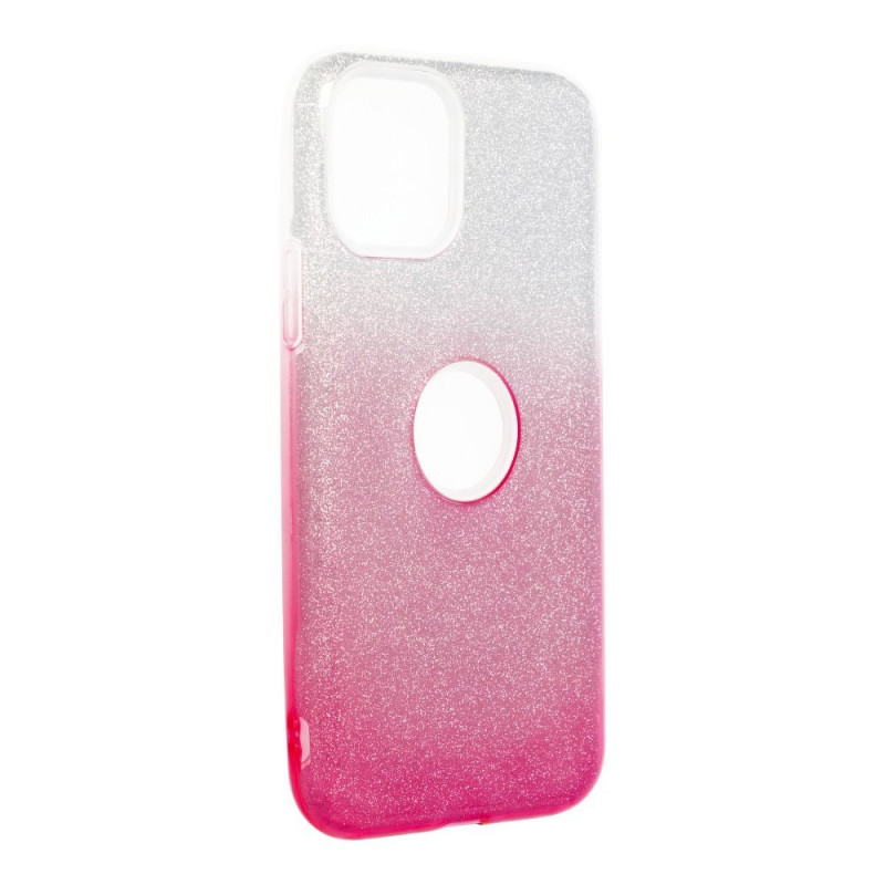 Kryt Shining na Apple iPhone 11 Pro Prehľadný a ružový