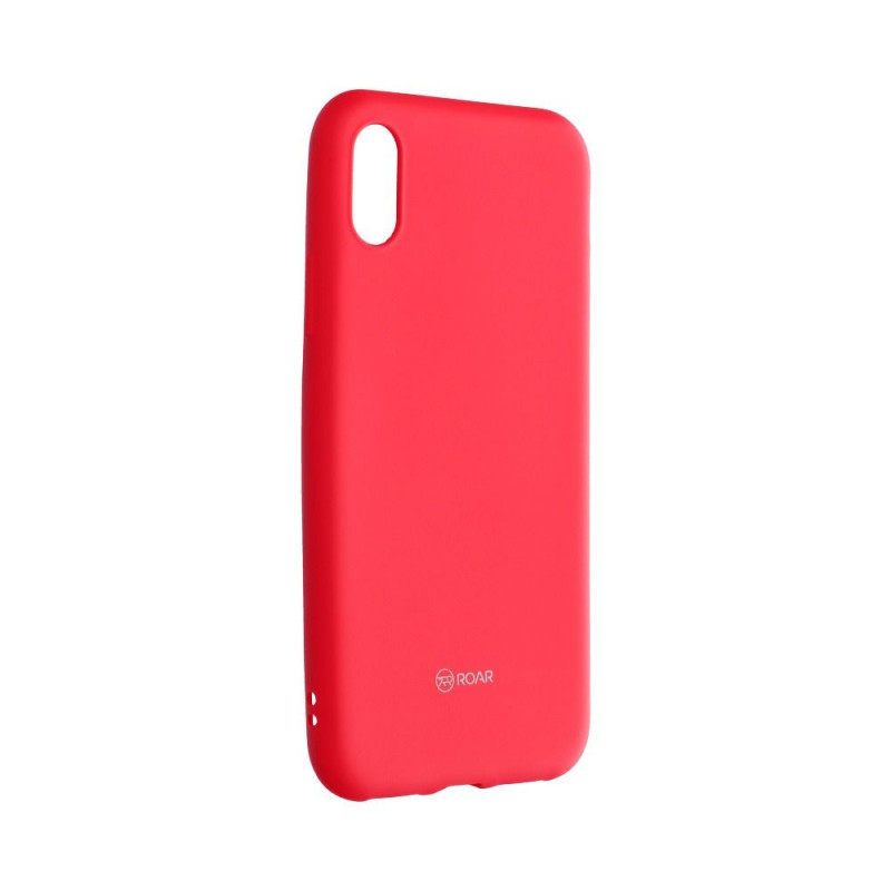 Kryt Roar Colorful Jelly na Apple iPhone X Žiarivý ružový
