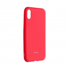 Kryt Roar Colorful Jelly na Apple iPhone XS Žiarivý ružový