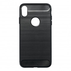 Kryt Carbon na Apple iPhone X Elegant  Čierny
