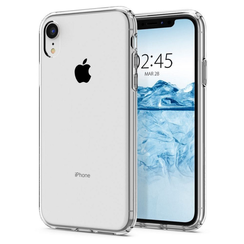Kryt Spigen Liquid Crystal na Apple iPhone XR Krištáľovo čistý  Transparentný
