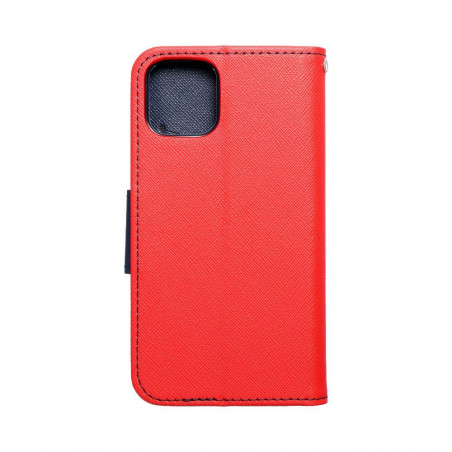 Peňaženkové puzdro Fancy Book na Apple iPhone 11 Pro Červený / Námornícka modrá