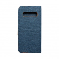 Peňaženkové puzdro CANVAS Book na Samsung Galaxy S10 Námornícka modrá