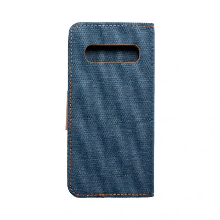 Peňaženkové puzdro CANVAS Book na Samsung Galaxy S10 Námornícka modrá