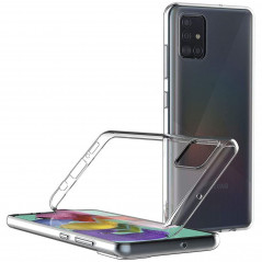 Kryt CLEAR 2mm BOX na Samsung Galaxy A51 LTE Transparentný