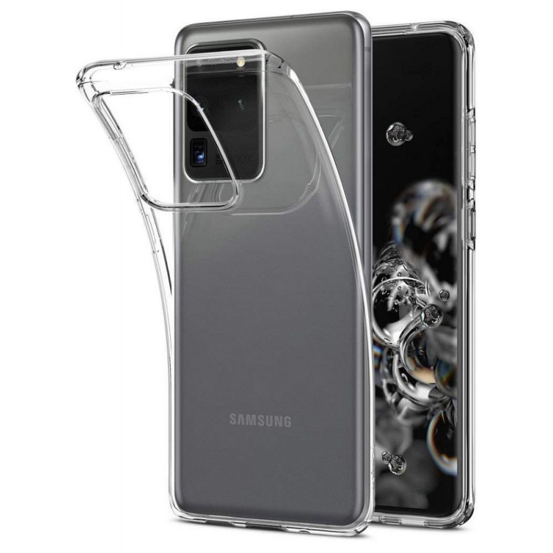 Kryt CLEAR 2mm BOX na Samsung Galaxy S20 Ultra Transparentný