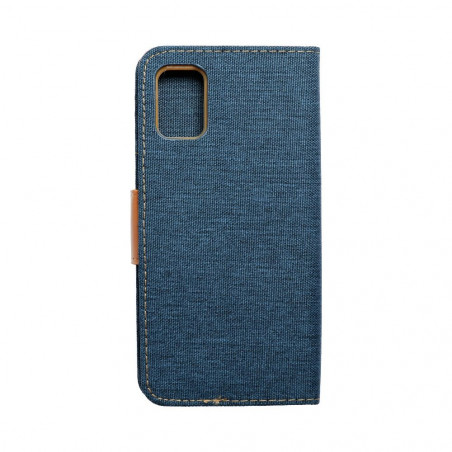 Peňaženkové puzdro CANVAS Book na Samsung Galaxy A51 5G Námornícka modrá