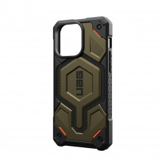 Kryt Urban Armor Gear Monarch Pro na Apple iPhone 15 Pro Max MagSAFE  Kevlar element green