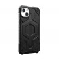 Kryt Urban Armor Gear Monarch Pro na Apple iPhone 15 Plus MagSAFE  Kevlarovo čierny