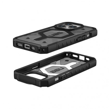 Kryt Urban Armor Gear Pathfinder na Apple iPhone 15 Pro Prémiové puzdro MagSAFE Popolavý