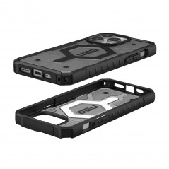 Kryt Urban Armor Gear Pathfinder na Apple iPhone 15 Pro Max Prémiové puzdro  MagSAFE  Popolavý