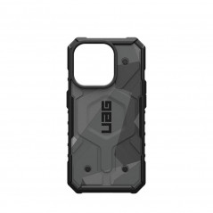 Kryt Urban Armor Gear Pathfinder na Apple iPhone 15 Pro Prémiové puzdro  MagSAFE  Geometrická kamufláž