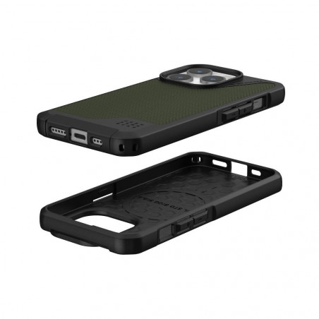 Kryt Urban Armor Gear Metropolis LT na Apple iPhone 15 Pro Prémiové puzdro Kevlarová oliva