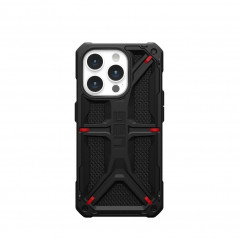 Kryt Urban Armor Gear Monarch na Apple iPhone 15 Pro Prémiové puzdro  MagSAFE  Kevlarovo čierny