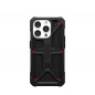 Kryt Urban Armor Gear Monarch na Apple iPhone 15 Pro Prémiové puzdro  MagSAFE  Kevlarovo čierny