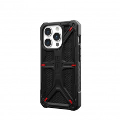Kryt Urban Armor Gear Monarch na Apple iPhone 15 Pro Prémiové puzdro  MagSAFE  Kevlarovo čierny