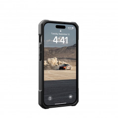 Kryt Urban Armor Gear Monarch na Apple iPhone 15 Pro Prémiové puzdro  MagSAFE  Kevlarovo čierny