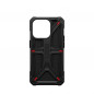 Kryt Urban Armor Gear Monarch na Apple iPhone 15 Pro Prémiové puzdro  MagSAFE  Kevlarovo čierny