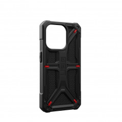 Kryt Urban Armor Gear Monarch na Apple iPhone 15 Pro Prémiové puzdro  MagSAFE  Kevlarovo čierny