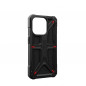 Kryt Urban Armor Gear Monarch na Apple iPhone 15 Pro Prémiové puzdro  MagSAFE  Kevlarovo čierny