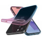 Kryt Spigen Liquid Crystal na Apple iPhone 15 Krištáľovo čistý  Do ružova