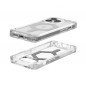 Kryt Urban Armor Gear Plyo na Apple iPhone 15 Pro Prémiové puzdro  MagSAFE  Ľadová strieborná