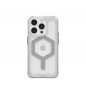 Kryt Urban Armor Gear Plyo na Apple iPhone 15 Pro Prémiové puzdro  MagSAFE  Ľadová strieborná