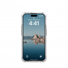 Kryt Urban Armor Gear Plyo na Apple iPhone 15 Pro Prémiové puzdro  MagSAFE  Ľadová strieborná