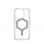 Kryt Urban Armor Gear Plyo na Apple iPhone 15 Pro Prémiové puzdro  MagSAFE  Ľadová strieborná