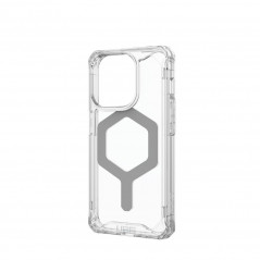 Kryt Urban Armor Gear Plyo na Apple iPhone 15 Pro Prémiové puzdro  MagSAFE  Ľadová strieborná
