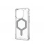 Kryt Urban Armor Gear Plyo na Apple iPhone 15 Pro Prémiové puzdro  MagSAFE  Ľadová strieborná