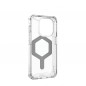 Kryt Urban Armor Gear Plyo na Apple iPhone 15 Pro Prémiové puzdro  MagSAFE  Ľadová strieborná