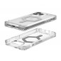 Kryt Urban Armor Gear Plyo na Apple iPhone 15 Pro Max Prémiové puzdro  MagSAFE  Ľadová strieborná