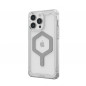 Kryt Urban Armor Gear Plyo na Apple iPhone 15 Pro Max Prémiové puzdro  MagSAFE  Ľadová strieborná