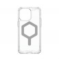 Kryt Urban Armor Gear Plyo na Apple iPhone 15 Pro Max Prémiové puzdro  MagSAFE  Ľadová strieborná