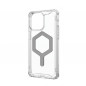 Kryt Urban Armor Gear Plyo na Apple iPhone 15 Pro Max Prémiové puzdro  MagSAFE  Ľadová strieborná