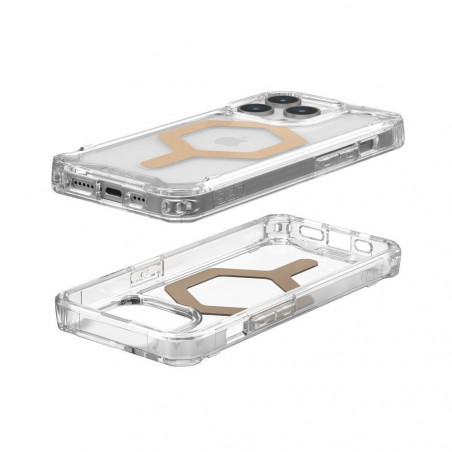 Kryt Urban Armor Gear Plyo na Apple iPhone 15 Pro Prémiové puzdro MagSAFE Ľadová zlatá
