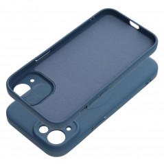 Kryt Silicone Mag Cover na Apple iPhone 15 MagSAFE  Modrý