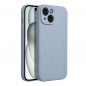 Kryt Silicone Mag Cover na Apple iPhone 15 MagSAFE  Svetlo modrý
