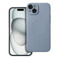 Kryt Silicone Mag Cover na Apple iPhone 15 Plus MagSAFE  Svetlo modrý