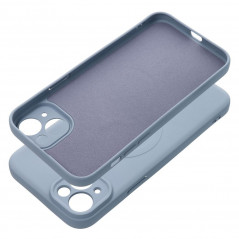 Kryt Silicone Mag Cover na Apple iPhone 15 Plus MagSAFE  Svetlo modrý