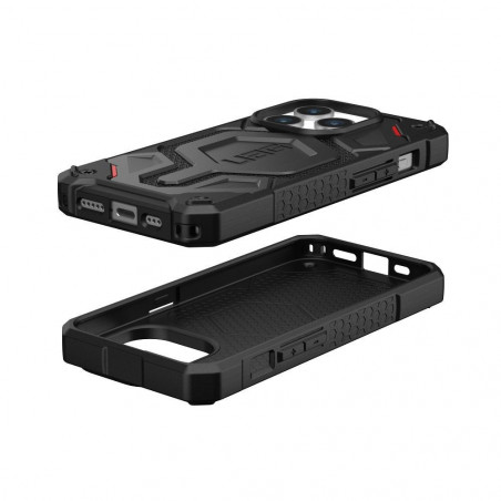 Kryt Urban Armor Gear Monarch Pro na Apple iPhone 15 Pro MagSAFE Kevlarovo čierny