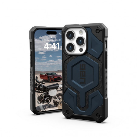 Kryt Urban Armor Gear Monarch Pro na Apple iPhone 15 Pro MagSAFE Kevlarovo čierny