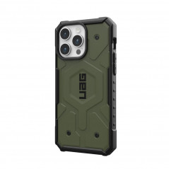 Kryt Urban Armor Gear Pathfinder na Apple iPhone 15 Pro Max Prémiové puzdro  MagSAFE  Olivový