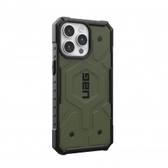 Kryt Urban Armor Gear Pathfinder na Apple iPhone 15 Pro Max Prémiové puzdro  MagSAFE  Olivový