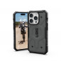 Kryt Urban Armor Gear Pathfinder na Apple iPhone 15 Pro Prémiové puzdro  MagSAFE  Strieborný