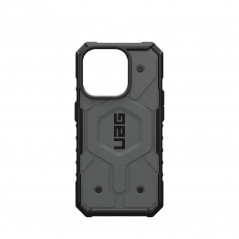 Kryt Urban Armor Gear Pathfinder na Apple iPhone 15 Pro Prémiové puzdro  MagSAFE  Strieborný