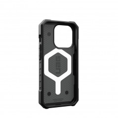 Kryt Urban Armor Gear Pathfinder na Apple iPhone 15 Pro Prémiové puzdro  MagSAFE  Strieborný