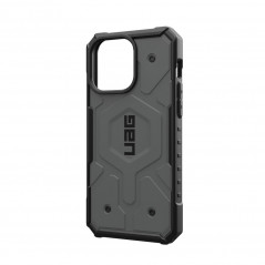 Kryt Urban Armor Gear Pathfinder na Apple iPhone 15 Pro Max Prémiové puzdro  MagSAFE  Strieborný